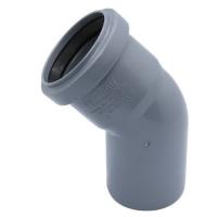 Отвод 110 х 45* ПВХ Flextron (20)