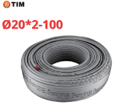 PEX-b/AL/PERT с алюминевым слоем, Stabili, Ø20 × 2.0 серый TIM (100)