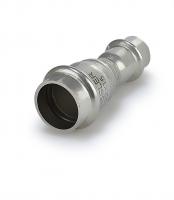 Mуфта Двухраструбная 35*28mm из нержавеющей стали (ZEISSLER) (50/5)