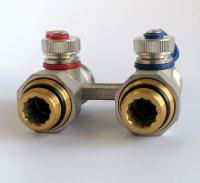Узел ниж.подкл.радиатора ПРЯМОЙ 1/2"x3/4" ВЕНТЕЛЬНЫЙ TIM (40/10/1)