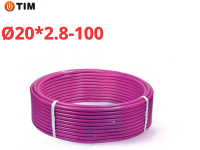 Сшитый полиэтилен PEX-b, Ø20 * 2.8 фиолетовый TIM (100)