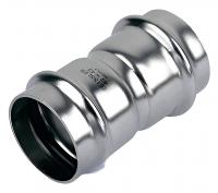 Mуфта Двухраструбная 35*35mm из нержавеющей стали (ZEISSLER) (50/5)